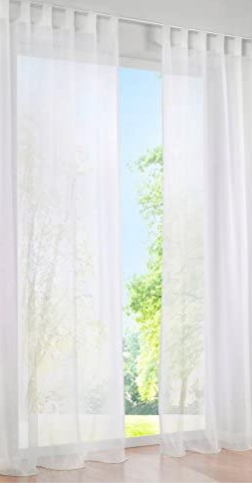 LivebyCare Sheer window curtains